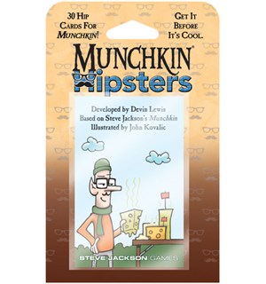 Munchkin Hipsters Booster 30 nye kort til Munchkin Kortspill 